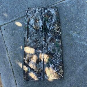 Vintage Style Realtree Camo Hunting Pants Size 36x30
